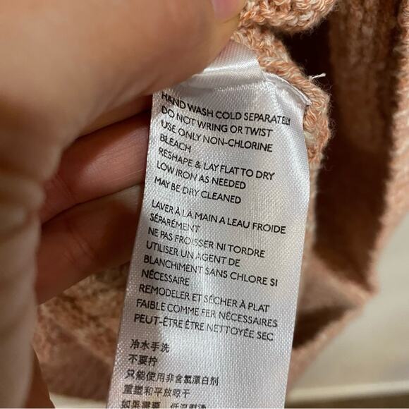 Free People Peach Declan Sleeveless Sweater Romper Sz M NWOT - Picture 8 of 14